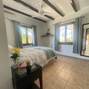 Healing Retreat Accommodation Spain - A calm and welcoming twin-share room where you can rest, recharge and reconnect with yourself during your stay